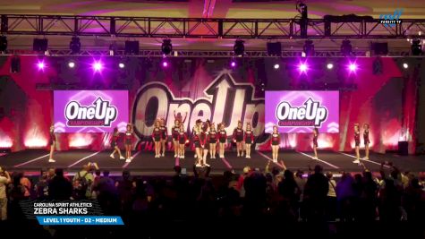 Carolina Spirit Athletics - Zebra Sharks [2025 L1 Youth - D2 - Medium Day 2] 2025 One Up Grand Nationals