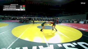 4A/3A/2A/1A Girls 140 1st Place Match - Chloe Comerford, North Marion Girls vs Paisley Morrison, Coquille Girls