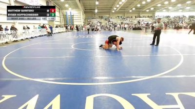 182 lbs Round Of 16 - Matthew Quintero, NY vs Ryder Hoffschneider, CO