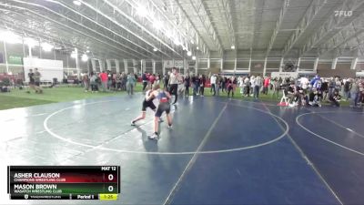 105 lbs Cons. Round 3 - Mason Brown, Wasatch Wrestling Club vs Asher Clauson, Champions Wrestling Club