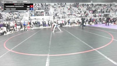 59 kg Quarters - Alexandra Szkotnicki, Bearcat Wrestling Club vs Emily Frost, Iowa Womens Wrestling Club