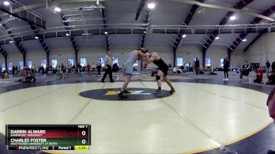 174 lbs Cons. Round 4 - Charles Foster, Unattached-University At Buffa vs Darrin Alward, Davenport University