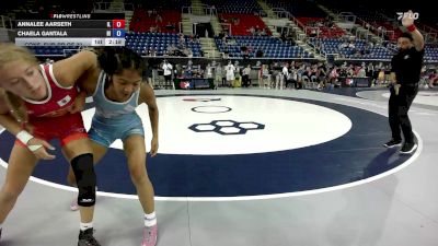 115 lbs Cons. Sub-rd Of 32 - Annalee Aarseth, IL vs Chaela Gantala, HI