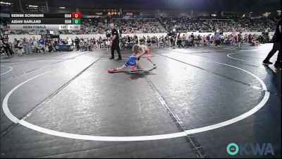 55 lbs Semifinal - Remmi Schwahn, Chandler Takedown Club vs Aidan Garland, Berryhill Wrestling Club