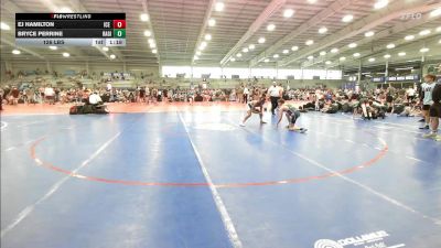 126 lbs Rr Rnd 2 - EJ Hamilton, ICE Wrestling Blue vs Bryce Perrine, Ragin Raisins Concord HS