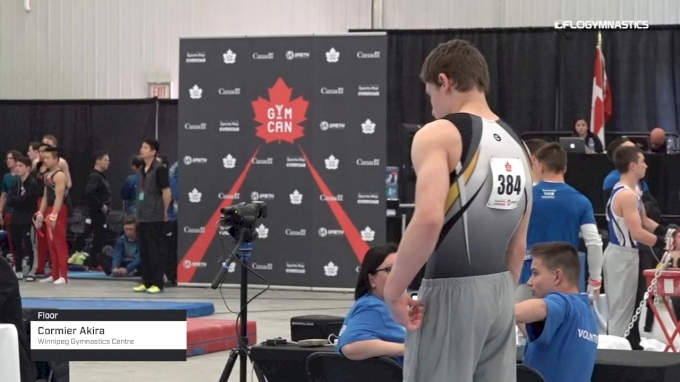 Cormier Akira - Floor, Winnipeg Gymnastics Centre - 2019 Canadian ...