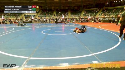 83 lbs Rr Rnd 5 - Mackenzie Amidon, MANTANONA-TC vs Abigail Godard, Edwardsville Wrestling Club