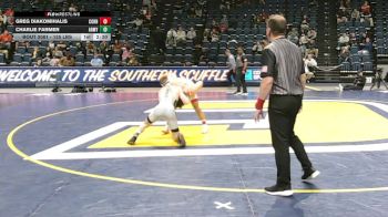 125 lbs Consolation - Greg Diakomihalis, Cornell vs Charlie Farmer, Army