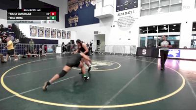 170 lbs Quarterfinal - Sara Gonzalez, Esperanza vs Mia Mota, South Hills