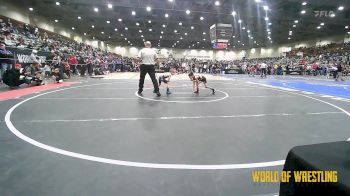 46 lbs Round Of 16 - Fitz Moreno, RedWave Wrestling vs Ryddik Johnson, Eastern Oregon Elite