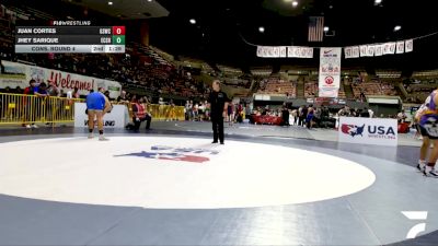 Junior Boys - 215 lbs Cons. Round 4 - Drew Gonzales, Wright Wrestling Academy vs Sonny Lopez, Will C Wood High School Wrestling