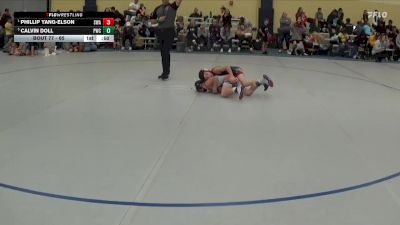 65 lbs Semifinal - Phillip Yang-Elson, Summit Wrestling Academy vs Calvin Doll, Pinnacle Wrestling Club