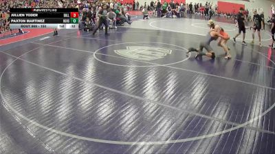 150 lbs Cons. Round 4 - Paxton Martinez, Rogers vs Jullien Yoder, Dallas