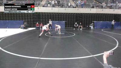 100 lbs Consi Of 8 #1 - Parker Rothermel, Wyomissing vs Robert Kiffer, Florence