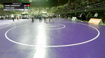 167 lbs Quarterfinal - Daniel Armendarez, Selma vs Wyatt Lewis, Clovis