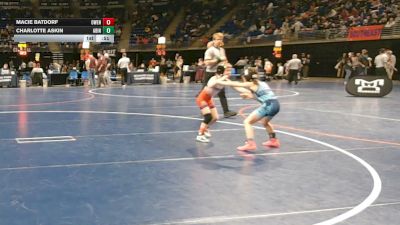 60 lbs Round Of 32 - Macie Batdorf, Owen J. Roberts vs Charlotte Askin, Abington