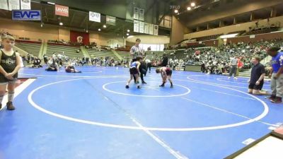 61 lbs Semifinal - Silas Shelton, Benton Parks Youth Wrestling vs Lyle Meek, Mighty Bluebirds Wrestling