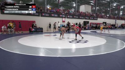 57 kg Champ. Rd Of 32 - Carson Dupill, Jackrabbit Wrestling Club vs Tyson Roach, Arkansas Regional Training Center