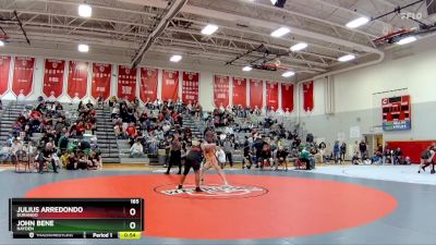 165 lbs Cons. Round 2 - John Bene, Hayden vs Julius Arredondo, Durango