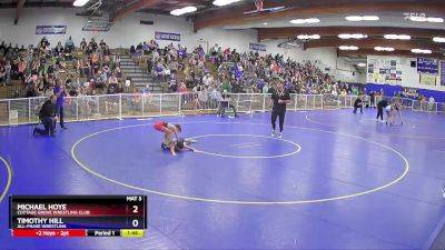 77 lbs Round 1 - Michael Hoye, Cottage Grove Wrestling Club vs Timothy Hill, All-Phase Wrestling