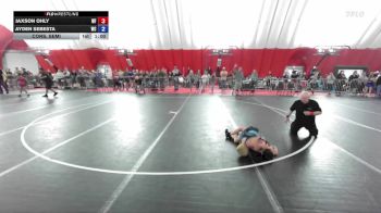 82 lbs Cons. Semi - Jaxson Ohly, Wrestling Factory vs Ayden Sebesta, Weigh-in Club