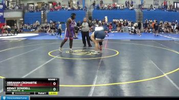 285 lbs Round 1 (4 Team) - Abraham Cromartie, Father Ryan vs Kenny Dowdell, West Forsyth