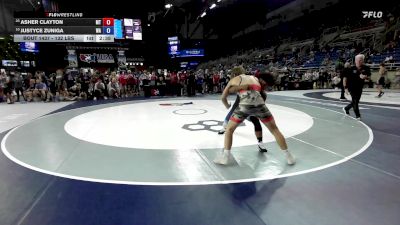 132 lbs Champ. Rd Of 32 - Asher Clayton, MT vs Justyce Zuniga, WA