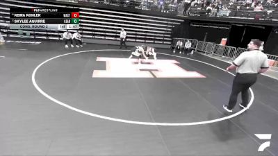 5A 125 lbs Cons. Round 2 - Skylee Aguirre, Kearns vs Keira Kohler, Wasatch