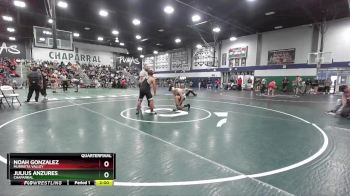 144 lbs Semifinal - Noah Gonzalez, Murrieta Valley vs Julius Anzures, Chaparral