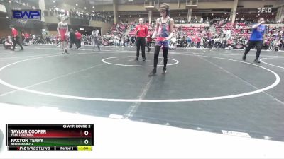 92 lbs Champ. Round 2 - Paxton Terry, Nebraska Boyz vs Taylor Cooper, Team Lightning