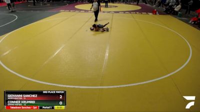 55 lbs Finals (8 Team) - Giovanni Sanchez, Worthington vs Conner Krumrei, Grand Rapids