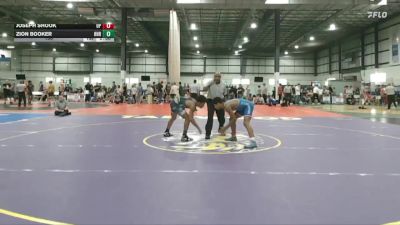 138 lbs Allday - Zion Booker, HEAVY HITTING HAMMERS vs Joseph Shook, UNION PINES