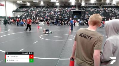 75 lbs 3rd Place Match - Maddox Couch, Unattached vs Alex Schutt, Elkhorn Valley Wrestling Club