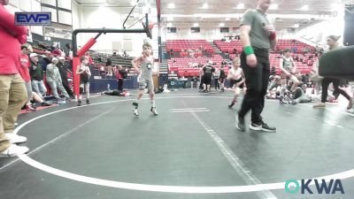 55 lbs Rr Rnd 3 - Porter Flanery, Cowboy Elite 15u vs Axel Gibson, Ponca City