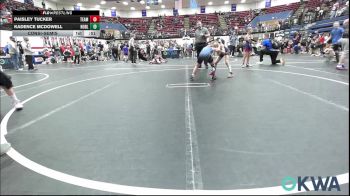 67 lbs Consolation - Paisley Tucker, Team Guthrie Wrestling vs Kadence McDowell, Noble Takedown Club