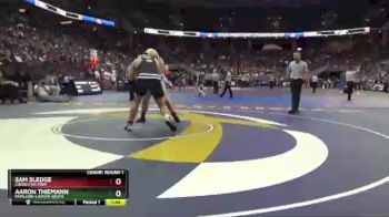 Champ. Round 1 - Aaron Thiemann, Papillion-LaVista South vs Sam Sledge, Creighton Prep