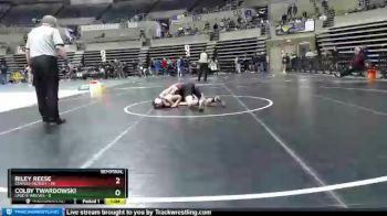 125 lbs Semis & 1st Wrestleback (8 Team) - Colby Twardowski, LPGE/B Wolves vs Riley Reese, Staples-Motley