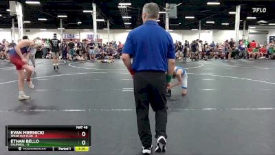 98 lbs Round 1 (4 Team) - Ethan Bello, Caldwell vs Evan Miernicki, Spear Mat Club