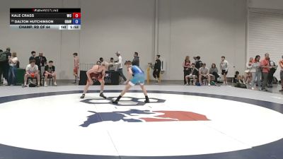 62 kg Champ. Rd Of 64 - Kale Crass, Weigh In Club vs Dalton Hutchinson, Grand Rapids Area Wrestling