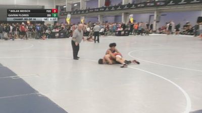 144 lbs Champ. Rd Of 16 - Nolan Meisch, Pursuit vs Gavrin Flores, Denver Wrestling Academy
