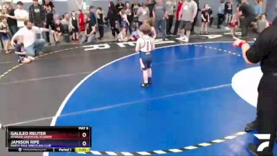 62 lbs Rr1 - Jamison Rife, North Pole Wrestling Club vs Galileo Reuter, Interior Grappling Academy