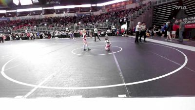 45.7-50.2 lbs Rr Rnd 1 - Lydia Bowen, Mexico Youth Wrestling vs Emalyn Smith, Mountain Home Flyers