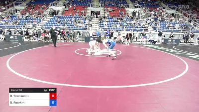 126 lbs Rnd Of 32 - Billy Townson, California vs Brady Roark, Missouri