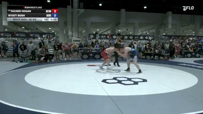 92 kg Cons. Rd Of 16 - Tucker Hogan, Mat-Town USA Wrestling vs Wyatt Bush, Husky Elite Wrestling Club
