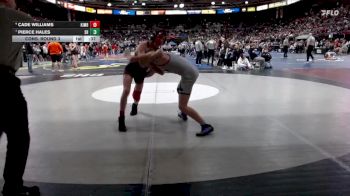 4A 120 lbs Cons. Round 3 - Pierce Hales, Snake River vs Cade Williams, Kimberly