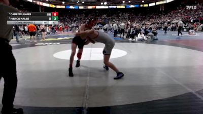 4A 120 lbs Cons. Round 3 - Pierce Hales, Snake River vs Cade Williams, Kimberly