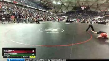 1A 138 lbs 5th Place Match - Hugh Wheeler, Cashmere vs Asa Hamer, Castle Rock