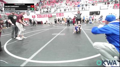 46 lbs Consi Of 4 - Camden Ward, Weatherford Youth Wrestling vs Gavino Camarillo, Clinton Youth Wrestling