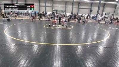 85 lbs 3rd Place - Coyle Heggins, York vs Brayden Jacoby, Houtzdale