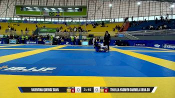 Thaylla Yasmyn Gabriela Silva So vs Valentina Queiroz Silva 2026 IBJJF Brasileiro Kids